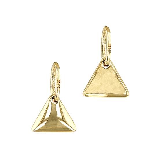 14ky 5mm triangle charm