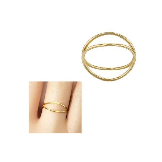 gf size5.5-6 1mm thick wave stacking ring