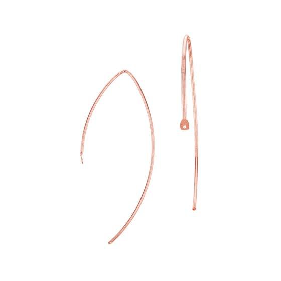 r- gf 17x44mm v shape flat end earwire with hole