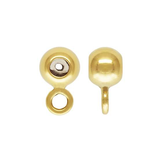 gf 4mm smart bead with 0.5mm silicon hole and closed jumpring