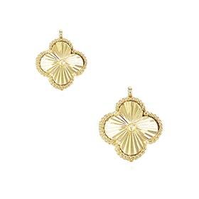 Vermeil Gold Clover Charms