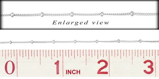 ss 1.0mm chain width satellite chain