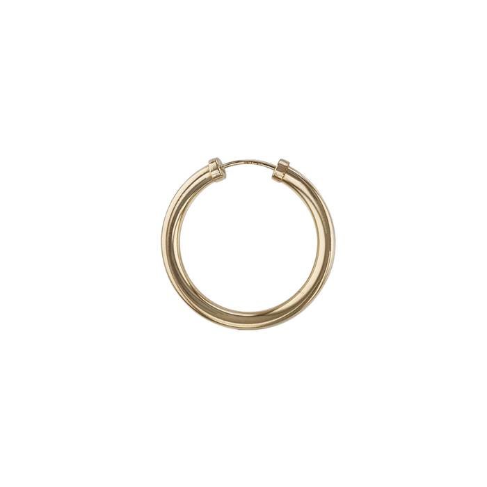 gf 3x24mm endless hoop earring