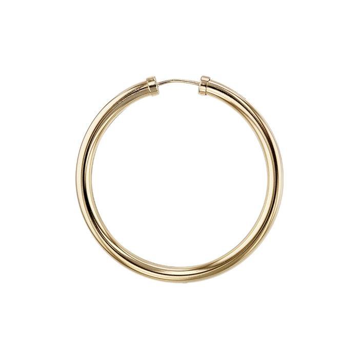 gf 3x35mm endless hoop earring