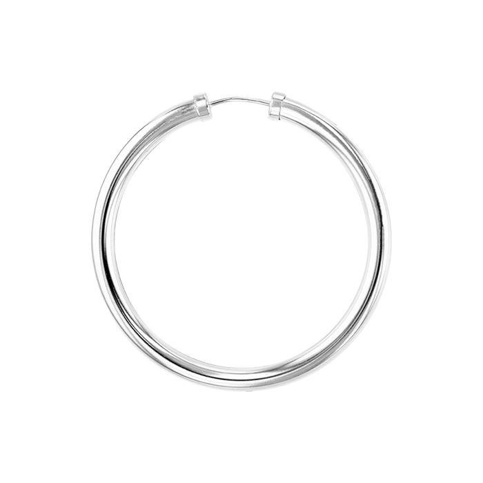 ss 3x42mm endless hoop earring