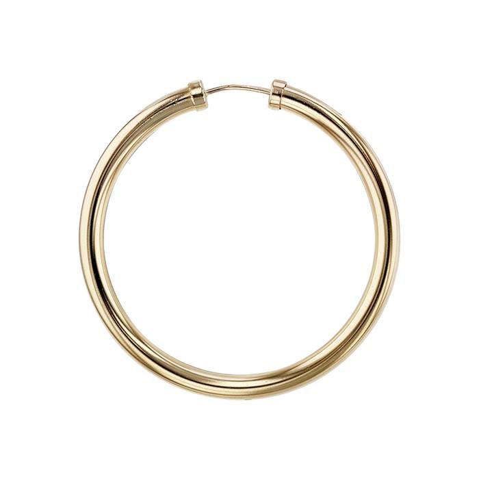 gf 3x50mm endless hoop earring