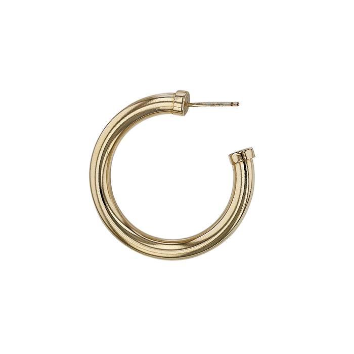 gf 20x5mm hoop earring with post