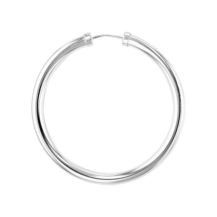 ss 3x57mm endless hoop earring