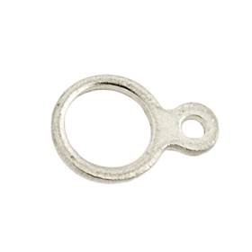 sterling silver 4.40mm ring chain tag