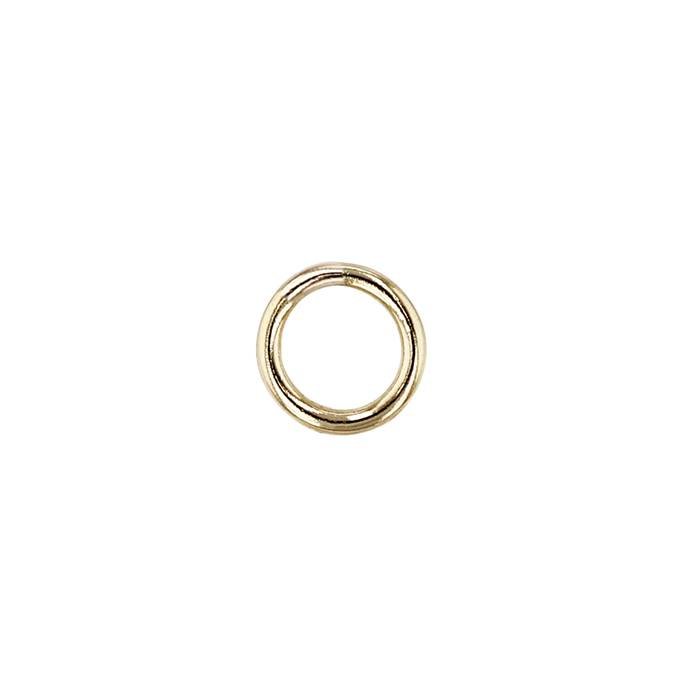 10ky 4mm soldered jump ring 0.63mm thick