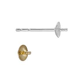 14K Pearl Stud Earring