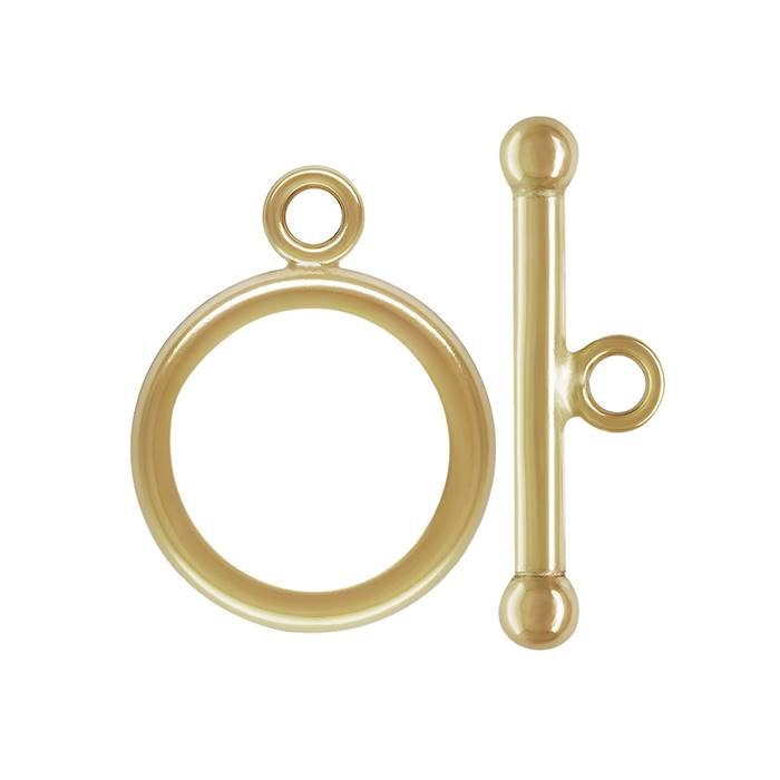 gf 15x2mm toggle clasp with ball bar