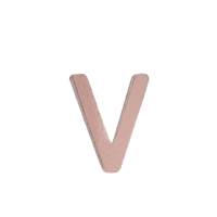 14KR Letter V 6.19mm