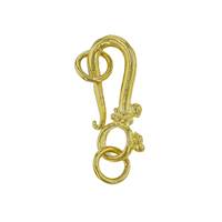 14KY 15mm Hook And Eye Clasp