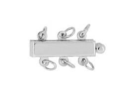 14KW 4X16mm 3 Strands Multi-Strand Bar Clasp