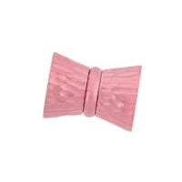 Rose Gold Vermeil 22X16mm Multi-Row Matt Bow Magnetic Clasp