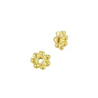 20KY 3.5mm Handmade Daisy Hexagon Spacer Bead