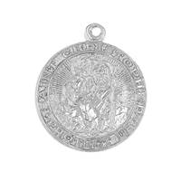 SS 22mm ST Christopher Charm