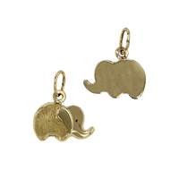 14KY 8mm Elephant Charm