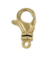 18KY 19X9mm Swivel Lobster Clasp