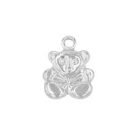 SS 10x8mm Bear Charm