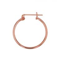 R- GF 24x1.3mm Round Click Hoop Earring