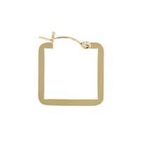 GF 25mm Square Flat Wire Click Earring