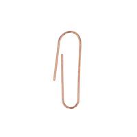 14KR 25x6mm Paper Clip Earwire Earring