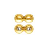 GF 3mm 2 Row Spacer Bead With 0.5 Silicon Hole