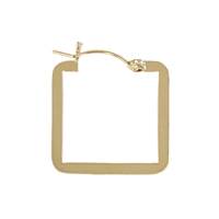 GF 30mm Square Flat Wire Click Earring