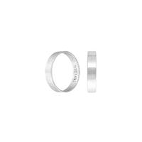 SS Size5 3.5mm Thick Flat Ring