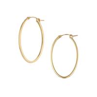 GF 42mm Square Tubing Oval Earring