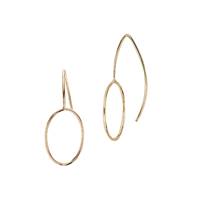 GF 34x10mm Marquee Earwire W/ Oval Ring