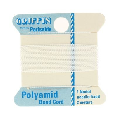 0 White Grifffin Polyamide Cord 0.30mm