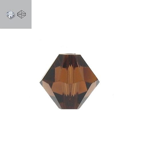 3MM SMOKED TOPAZ 5328 SWAROVSKI BEAD