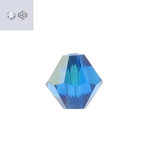 4MM CAPRI BLUE AURORE BOREALE 5328 SWAROVSKI BEAD