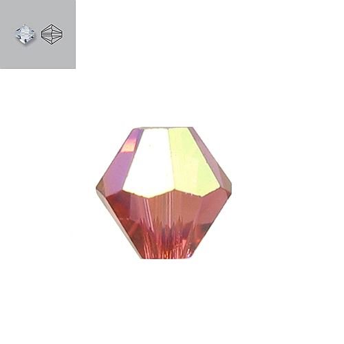 6MM PADPARADSCHA AURORE BOREALE 5328 SWAROVSKI BEAD