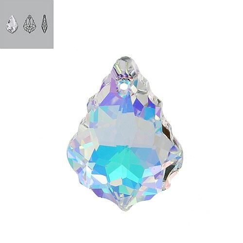 16X11MM CRYSTAL AURORE BOREALE 6090 SWAROVSKI PENDANT