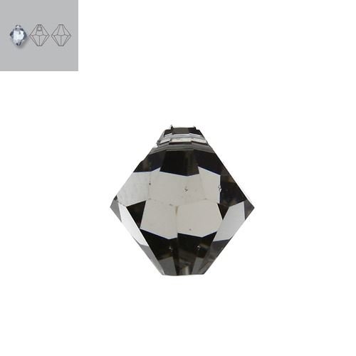 8MM BLACK DIAMOND 6301 SWAROVSKI PENDANT