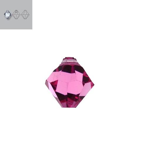 6MM LIGHT ROSE 6301 SWAROVSKI PENDANT