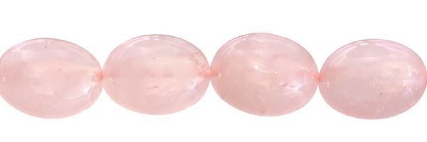 15X20MM OVAL ROSE QUARTZ BEAD