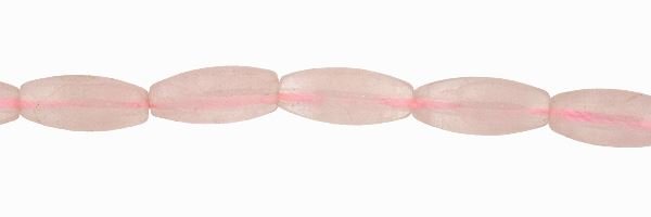 5X12MM RICE ROSE QUARTZ BEAD