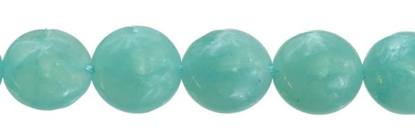 10MM COIN  AMAZONITE BEAD