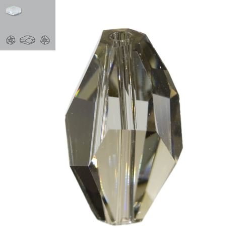 12X8MM BLACK DIAMOND 5203 SWAROVSKI BEAD