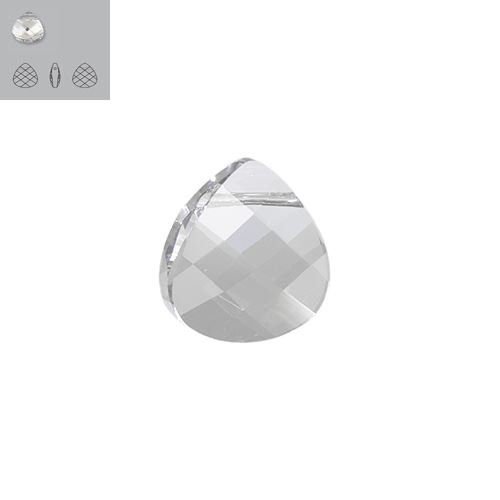 11X10MM CRYSTAL SILVER SHADE 6012 SWAROVSKI PENDANT