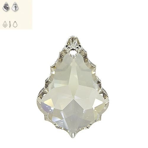 28MM CRYSTAL SILVER SHADE 6091 SWAROVSKI PENDANT