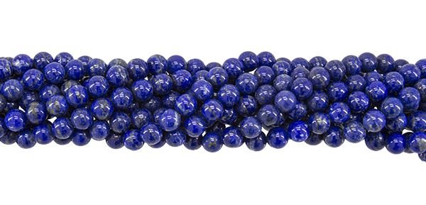 8MM ROUND QUALITY (AB) LAPIS LAZULI BEAD