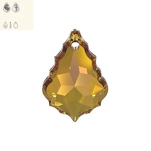 38MM CRYSTAL COPPER 6091 SWAROVSKI PENDANT