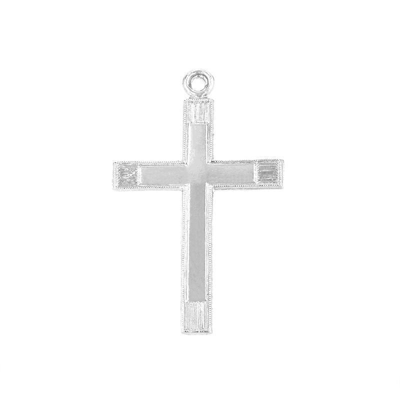 SS 38X25mm Cross Charm